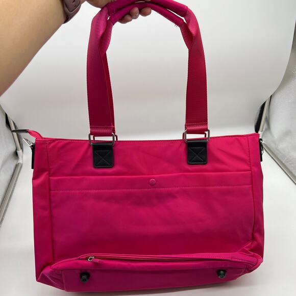 IHKWIP Cargo Catchall Tote with Two Crossbody Straps Ruby Berry - Picture 2 of 12